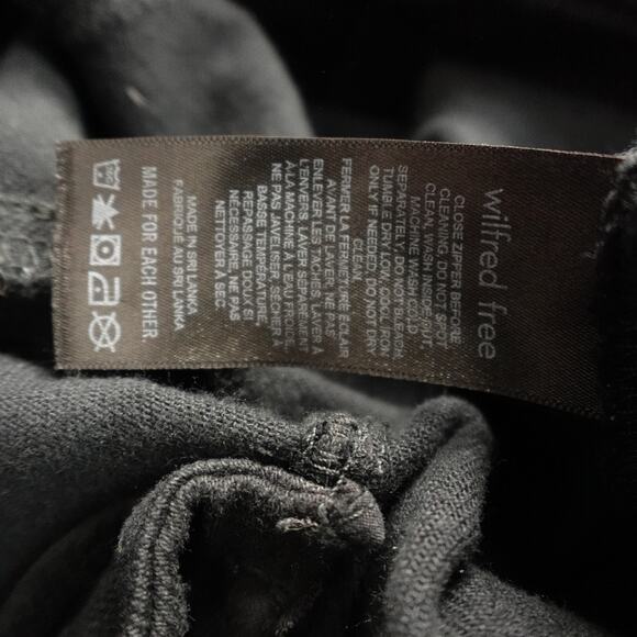 Aritzia Wilfred Free Straight Modern Utility Pant in Black Size 0 - Picture 9 of 10